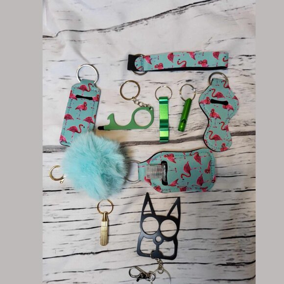 New 11 pcs Women Self Defense Keychain - Picture 2 of 2